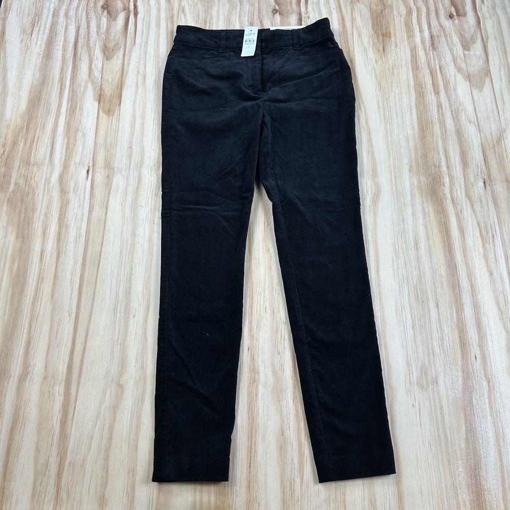 LOFT Sutton Womens NEW Size 2 Velvet Skinny Pull On Pants Cotton Blend 28 Inseam